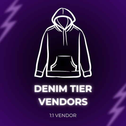 DENIM TIER VENDORS